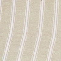 Plus Short Sleeve Button Front Striped Shirt