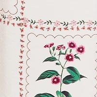 Plus Floral Wide Leg Pull On Pants