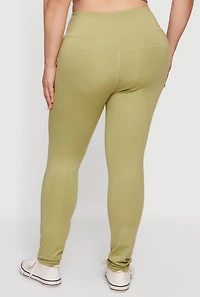 Plus Stretchy High Waisted Yoga Leggings