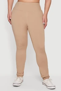 Plus Wide Waist Yoga Leggings