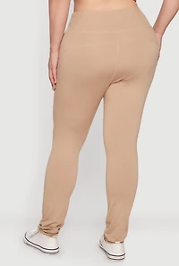 Plus Wide Waist Yoga Leggings