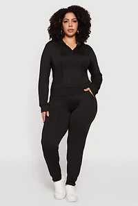 Plus Drawstring Joggers