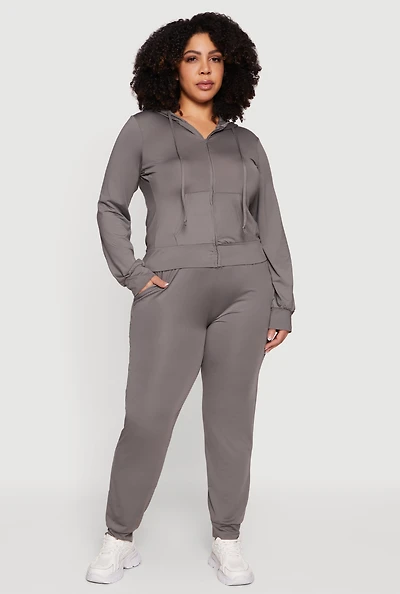 Plus Drawstring Joggers