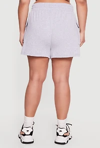 Plus Almost Famous Cargo Pocket Sweatshorts