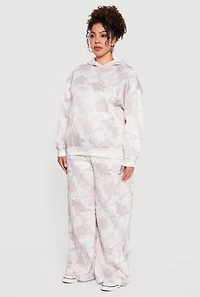 Plus Almost Famous Hunter Camouflage Pullover Hoodie