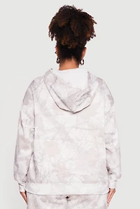 Womens Plus Almost Famous Hunter Camouflage Pullover Hoodie,