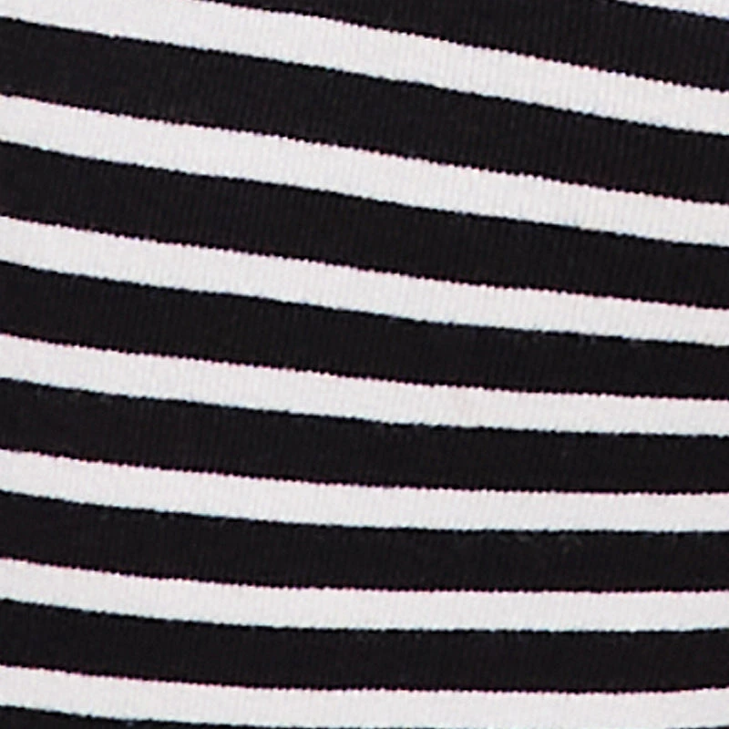 Plus Almost Famous Striped Rib Knit Zip Front Hoodie