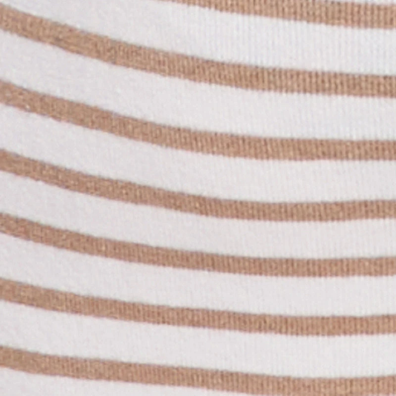 Plus Fold Over High Waisted Striped Ribbed Knit Pants