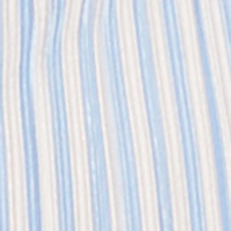 Plus Almost Famous Plisse Striped Shorts