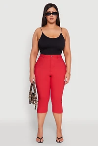 Plus Hyperstretch Capri Pants