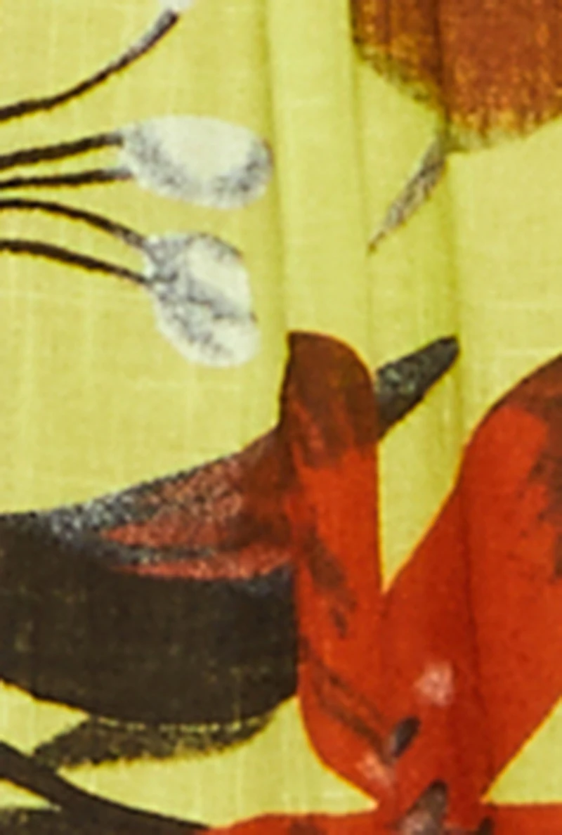 Plus Floral Print Smocked Tiered Midi Dress