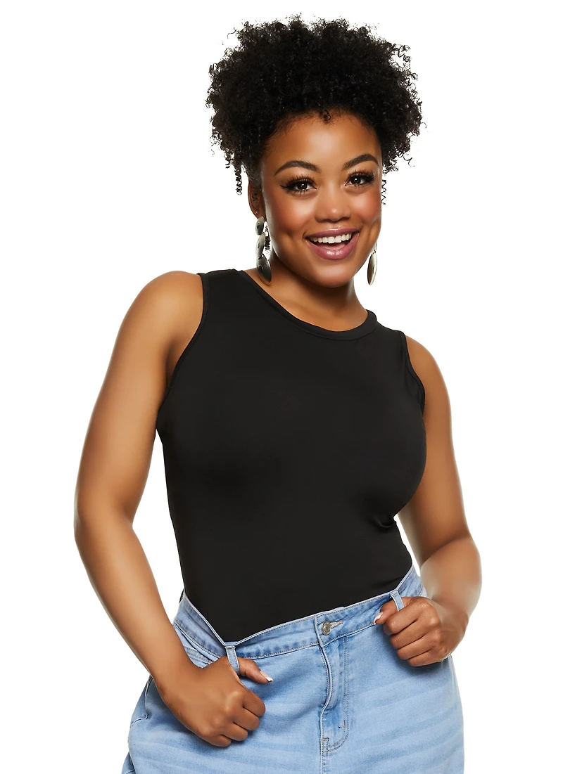 Plus Daisy Tank Bodysuit