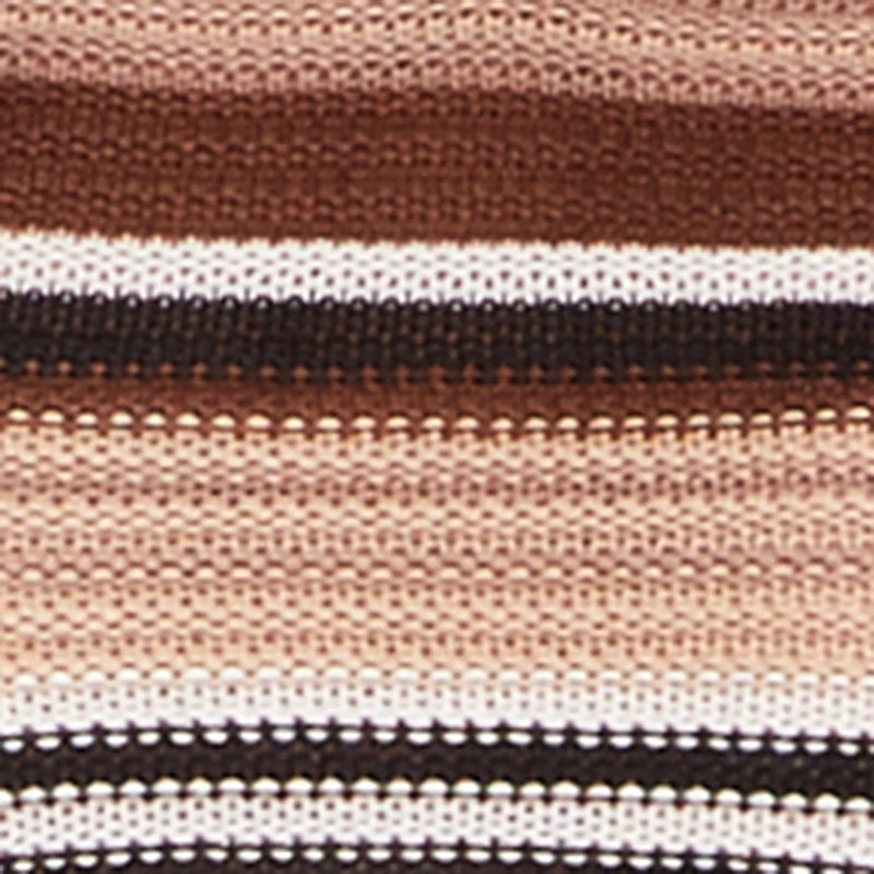 Plus Pointelle Knit Detail Striped Dress with Tie Straps