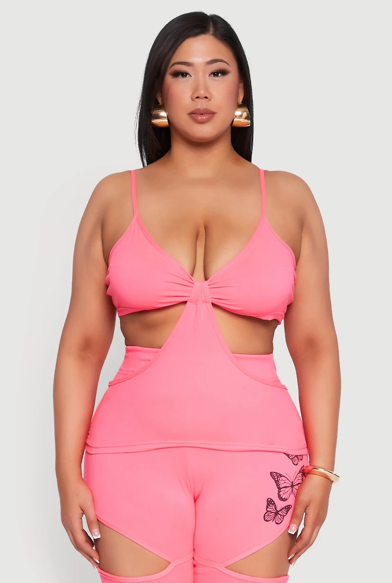 Plus Cut Out Cami