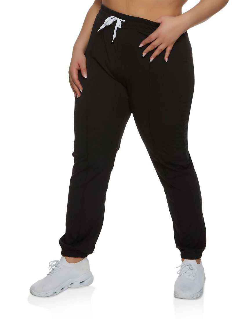 Plus Pintuck Track Pants