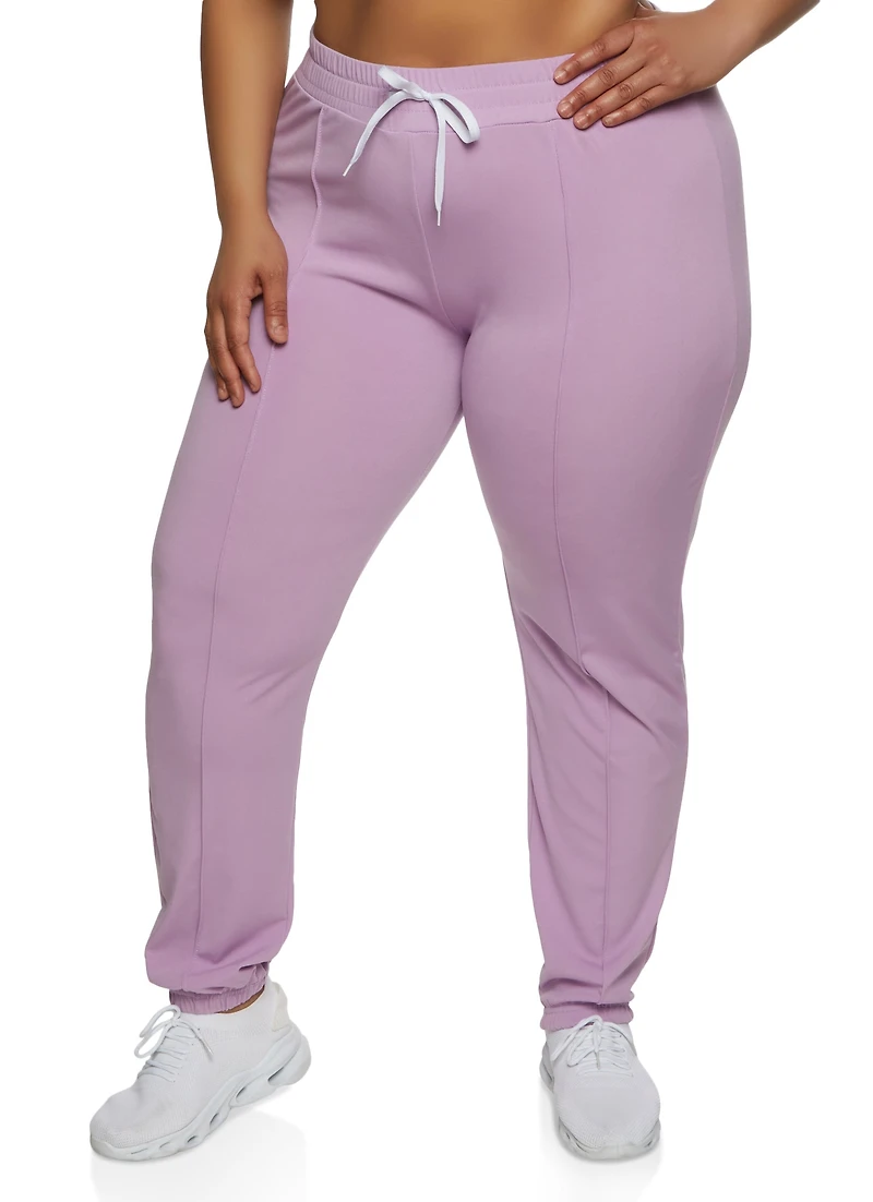Plus Pintuck Track Pants