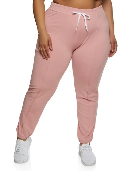 Plus Pintuck Track Pants