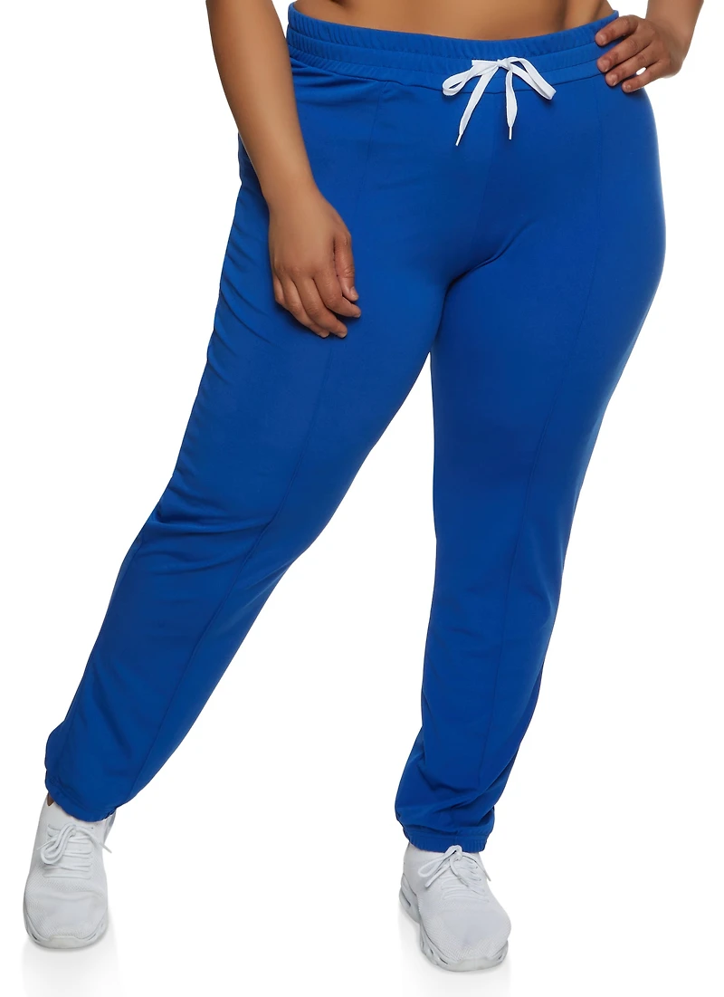 Plus Pintuck Track Pants