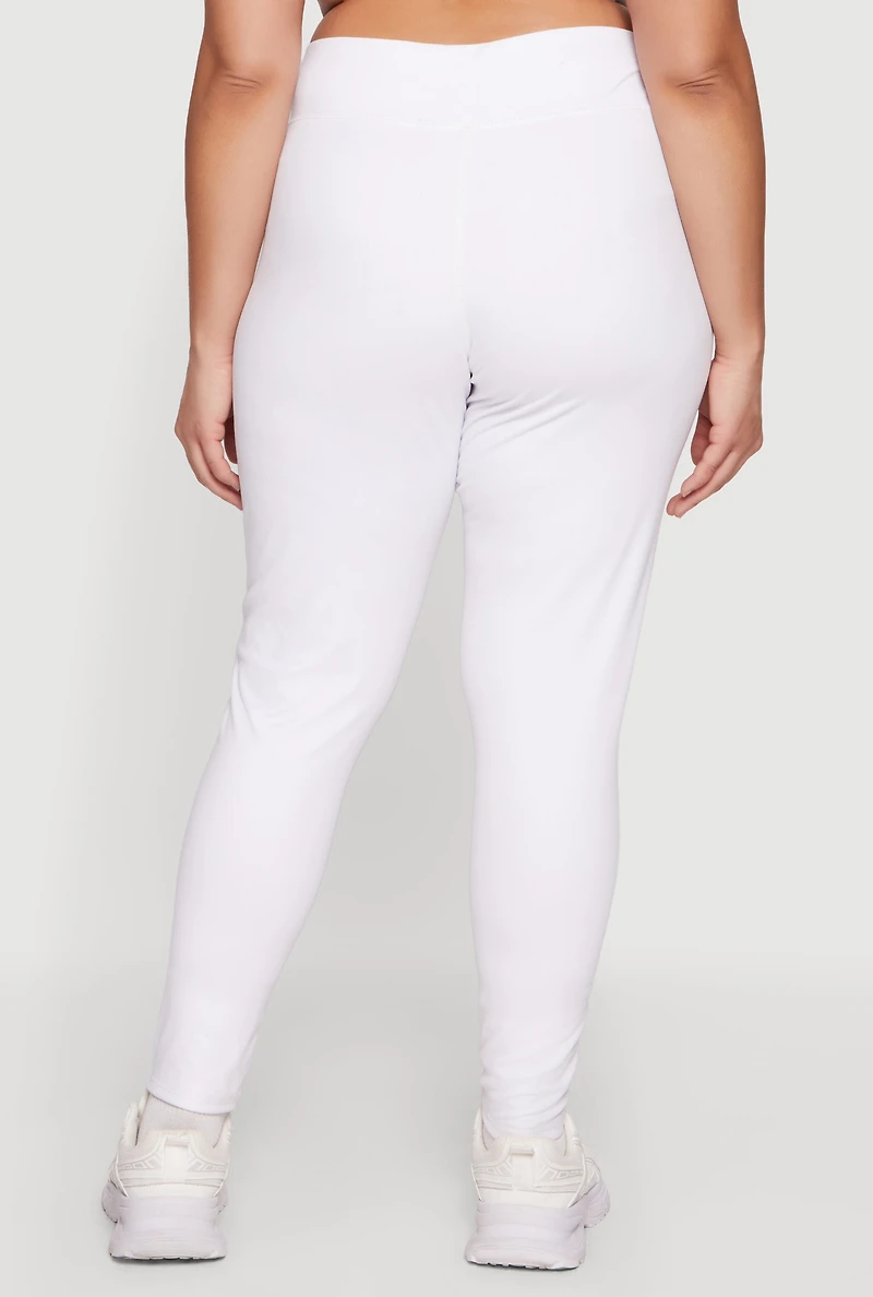 Plus Heart Throb Graphic Leggings
