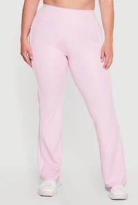 Plus Contrast Piping Active Pants