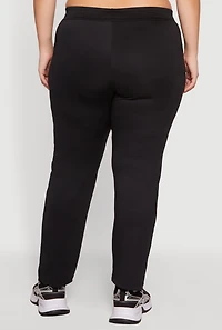 Plus Contrast Trim Detail Pocket Pants
