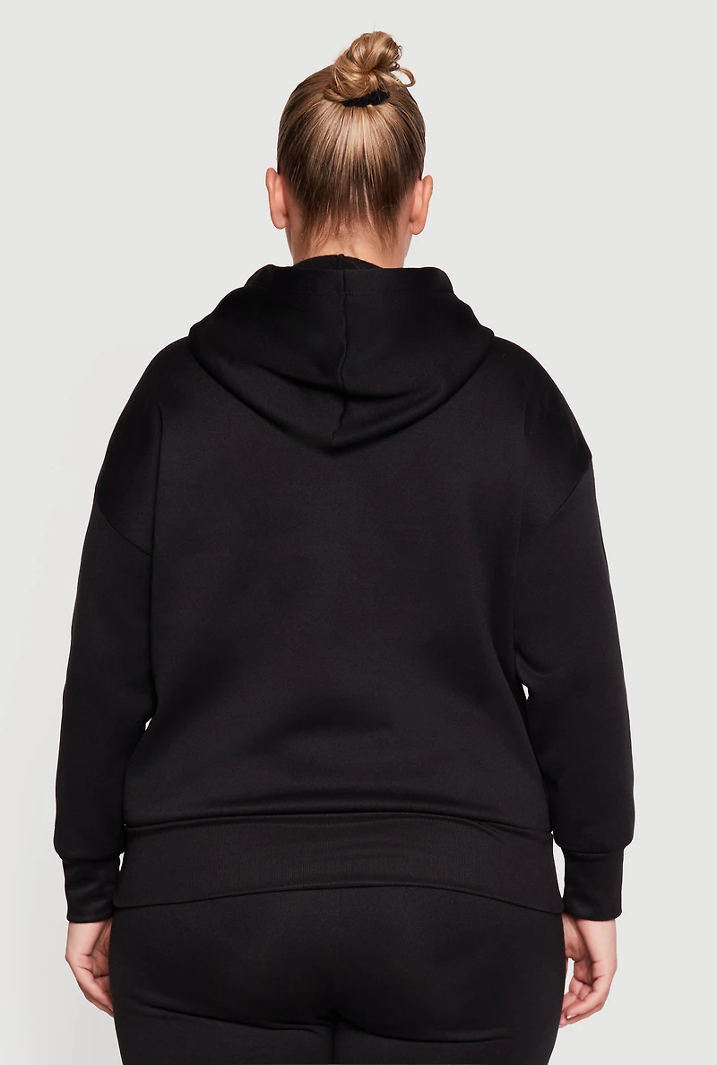 Plus Totally Graphic Pullover Hoodie