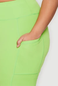 Womens Plus Spandex Biker Shorts,