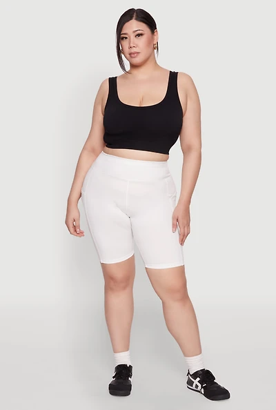 Plus Side Pocket Cycling Shorts