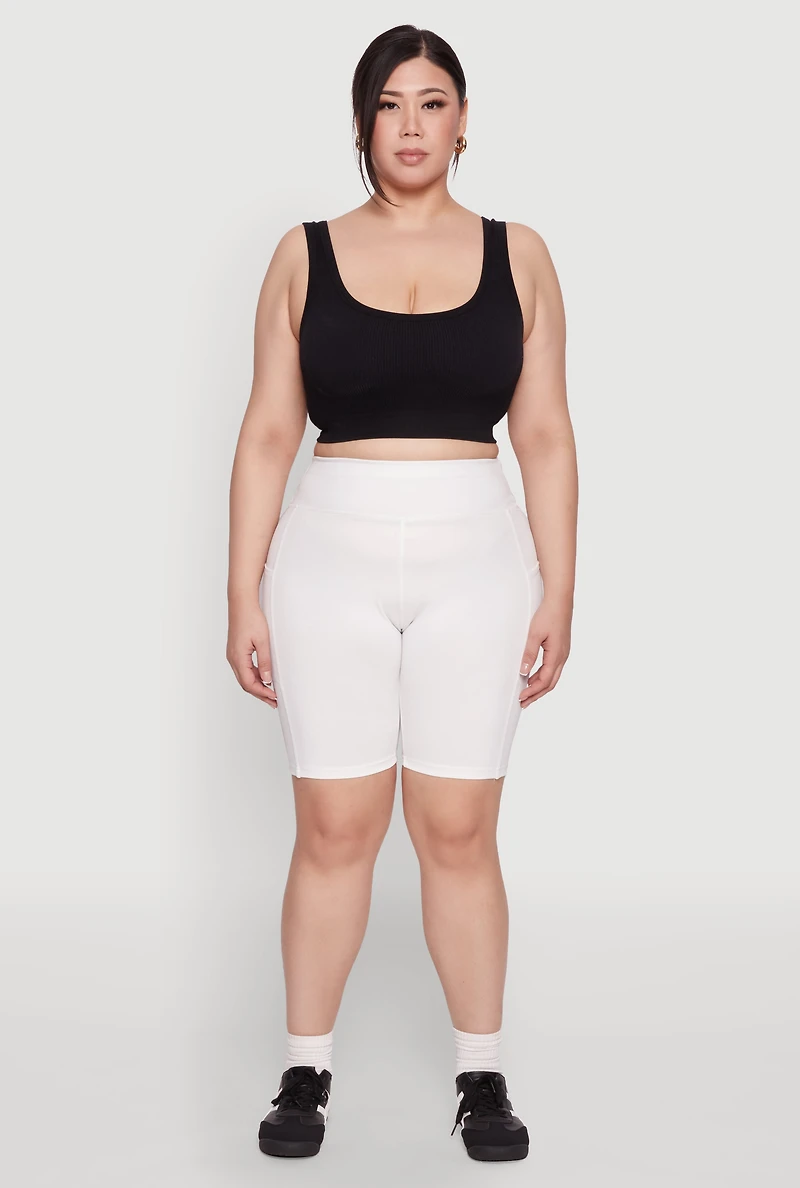 Plus Side Pocket Cycling Shorts