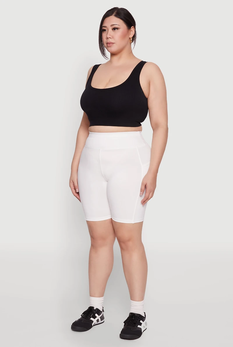 Plus Side Pocket Cycling Shorts