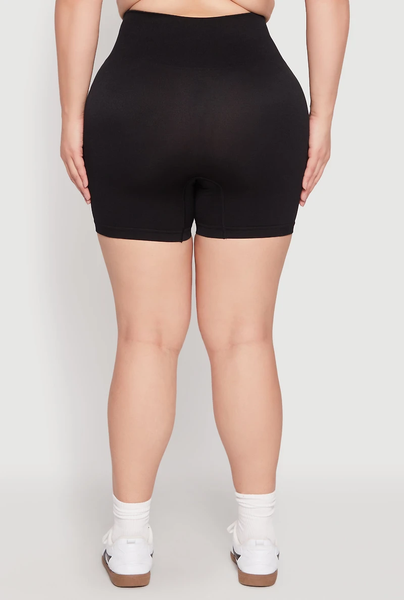 Plus Seamless Biker Shorts