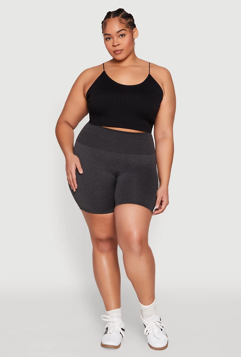 Plus Seamless Biker Shorts