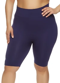 Plus Seamless High Waist Biker Shorts