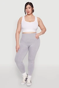 Plus High Waisted Seamless Leggings