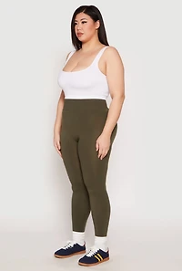 Womens Plus Seamless High Waisted Leggings,
