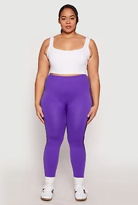 Plus Seamless Cut Out Side Leggings