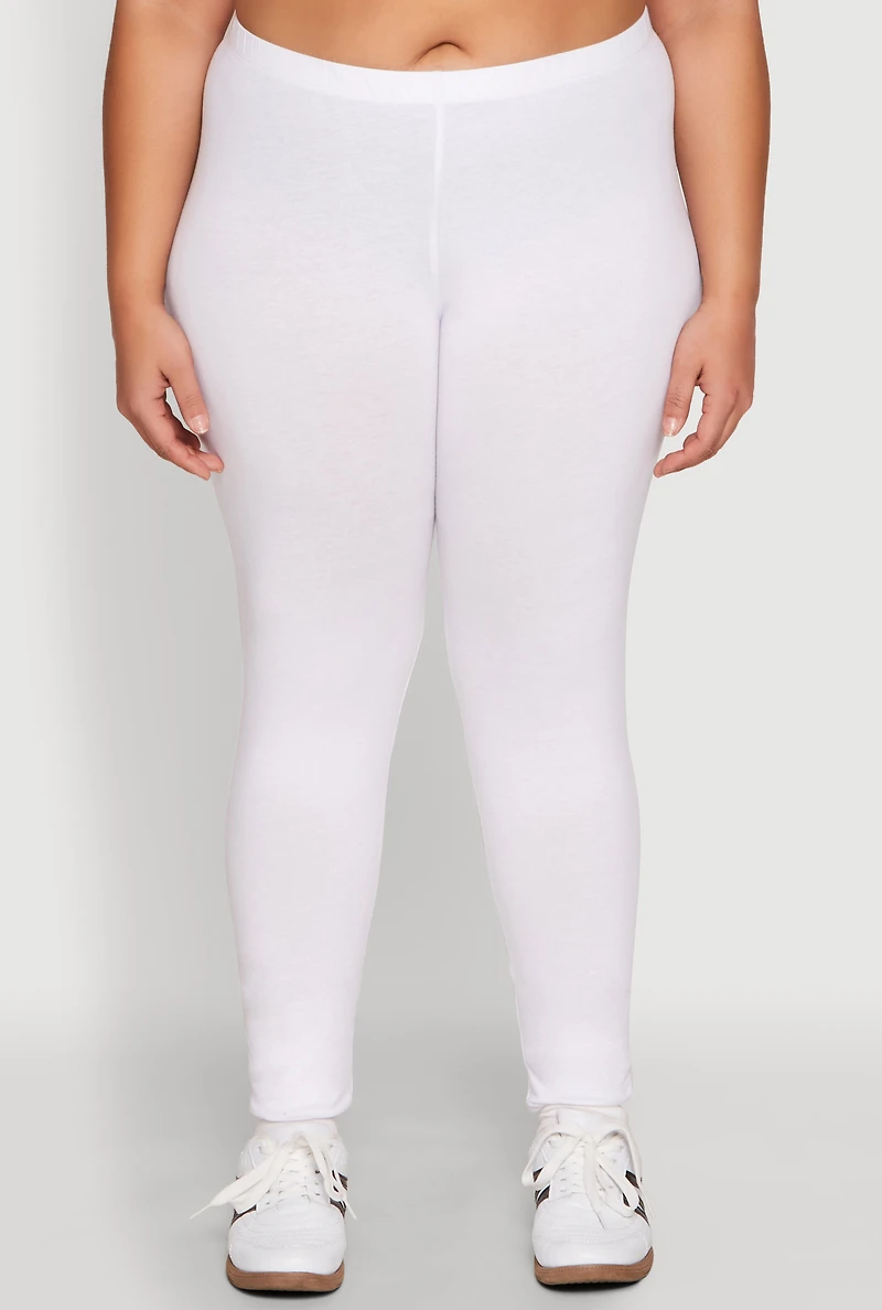 Plus High Waisted Leggings