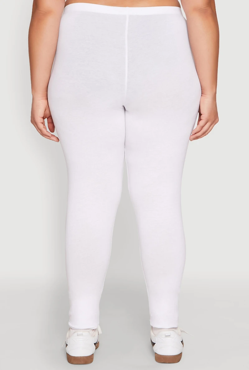 Plus High Waisted Leggings