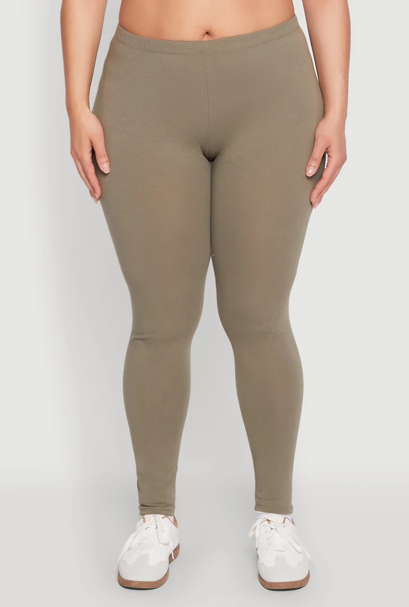 Plus High Waisted Leggings