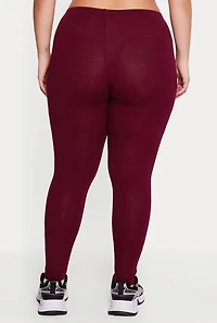 Plus Solid Leggings