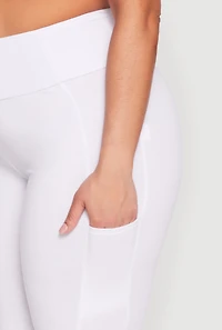 Plus Side Pocket High Waisted Leggings