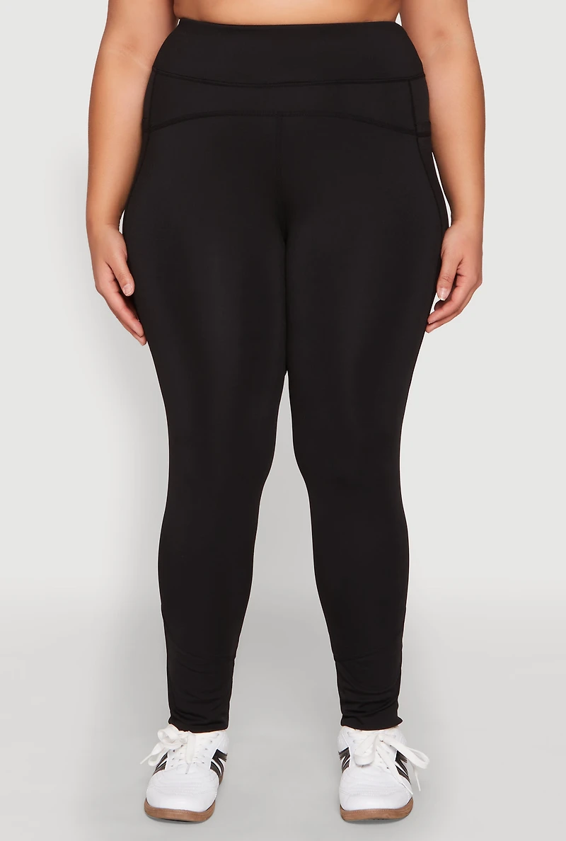 Plus Cell Phone Pocket Leggings