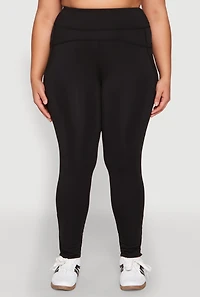 Plus Cell Phone Pocket Leggings