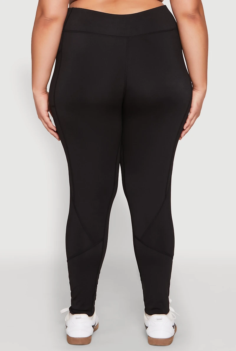 Plus Cell Phone Pocket Leggings