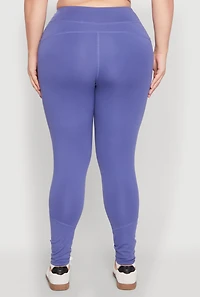 Womens Plus Cell Phone Pocket Leggings, 1X