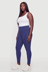 Plus Cell Phone Pocket Leggings