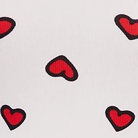 Plus Heart Print Pajama Cami and Lounge Pants