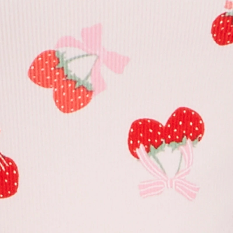 Plus Strawberry Cherry Pajama Cami and Shorts Set