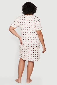 Plus Crazy About You Sleepshirt