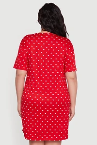 Plus Im Yours No Refunds Graphic Sleepshirt